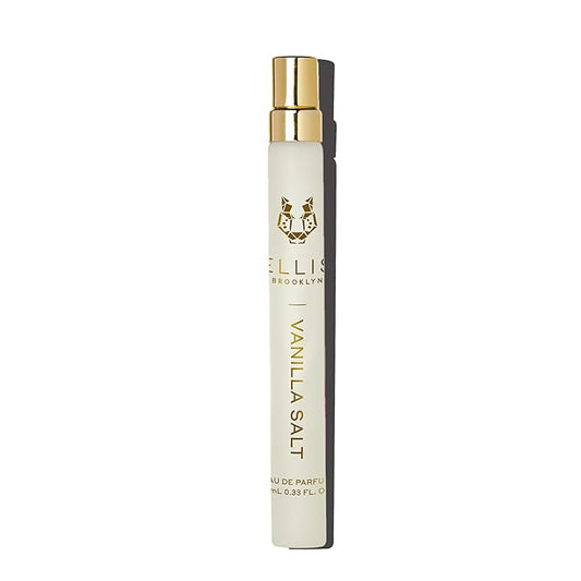 Ellis Brooklyn VANILLA SALT Eau de Parfum Travel Spray 0.33oz / 10ml - Gourmand Vanilla Perfume with Sea Salt, Luminous Musk, and Jasmine- Clean, Vegan, Cruelty-Free, Long Lasting Perfumes for Women