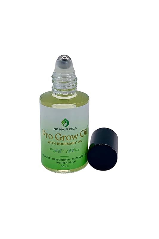 Hair Growth Oil, Scalp Treatment, Scalp Massage Oil, 100% Natural Oils, Essential Oil Blend, Nutrient-Rich, Roll On (1 fl oz)