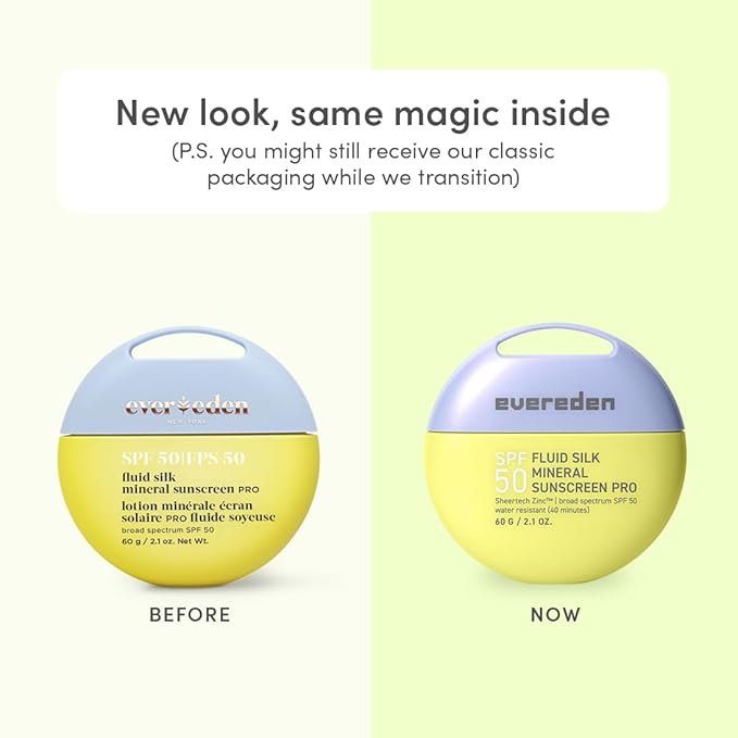 Evereden SPF50 Fluid Silk Mineral Kids Sunscreen: Clean Cooling Non-Nano UVA, UVB, & IR Protection for Sensitive Skin - Sheer, Lightweight, & Waterproof for Up to 40 Mins - Beach Day Toddler Sunscreen