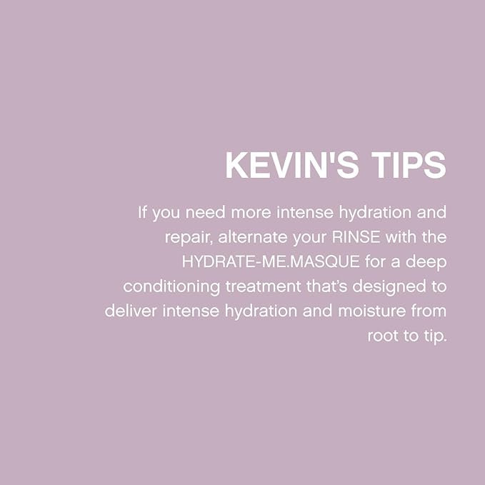 KEVIN.MURPHY HYDRATE-ME.MASQUE - Hair Masque for Damaged Hair - For Normal to Dry Hair - Hair Repair Formula - With Baobab Seed Oil & Rose Hip - Sulphate Free Hair Care - 200 mL / 6.7 fl oz