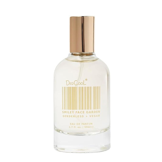DedCool Eau de Parfum (Smiley Face Garden- 1.7 fl oz) With Notes of Rose, Guaiac Wood, Musk, Perfume for Men and Women, Luxury Fragrance, Long Lasting, w/Essential Oils, Non-Toxic, Fragrance For All