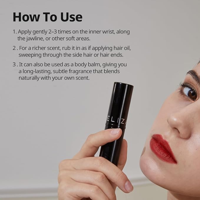 ELBT Solid Perfume Stick ㅣ Long Lasting Vegan Balm Fragrance for Women & Men ㅣ Portable Alcohol-Free Scent ㅣ Beau - Lime, Bergamot & Amber