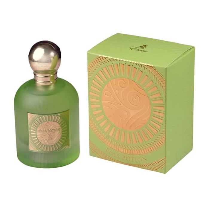 Paris Corner | Pear Potion EDP 3.4 Fl Oz | Unisex Pear Perfume from the Emir Series with Fruity Notes Fragrance