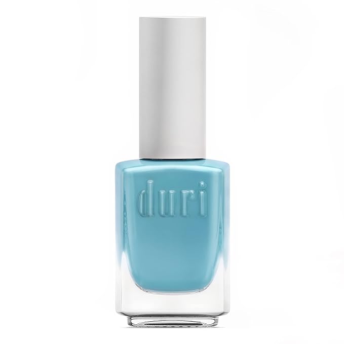 duri Nail Polish, 784 Break The Ice, Blue-Teal, Full Coverage, Glossy Finish, Easy to Apply, 0.45 Fl Oz