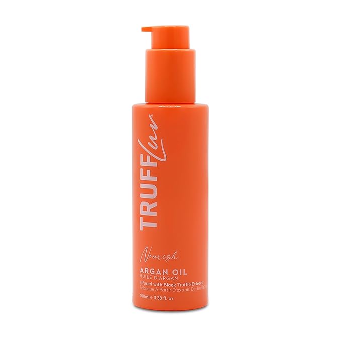 | Nourish Collection Argan Oil, Infused with Black Truffle Extract, Hydrating and Repairing Hair Serum, Smooths Frizz, Repairs Split Ends, Boost Shine, Paraben Free, Sulfate Free, 3.38 Fl Oz