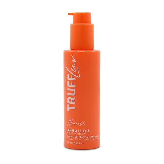| Nourish Collection Argan Oil, Infused with Black Truffle Extract, Hydrating and Repairing Hair Serum, Smooths Frizz, Repairs Split Ends, Boost Shine, Paraben Free, Sulfate Free, 3.38 Fl Oz