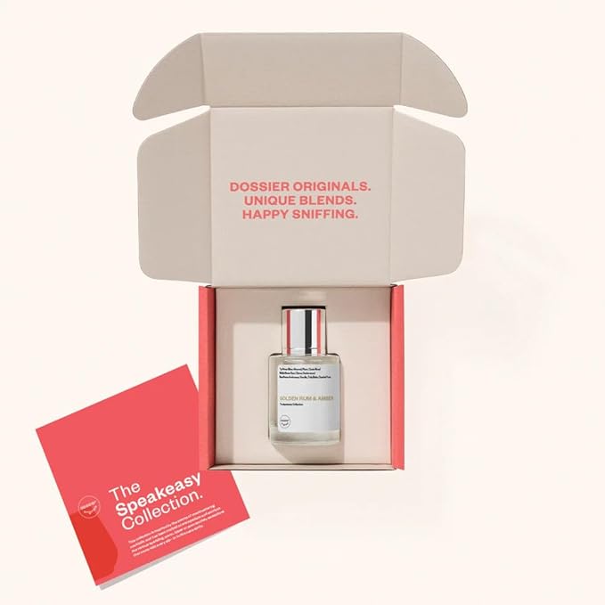 Dossier Original Eau de Parfum - Golden Rum & Amber - Unisex - 50 ML Long-lasting Perfume Crafted in France