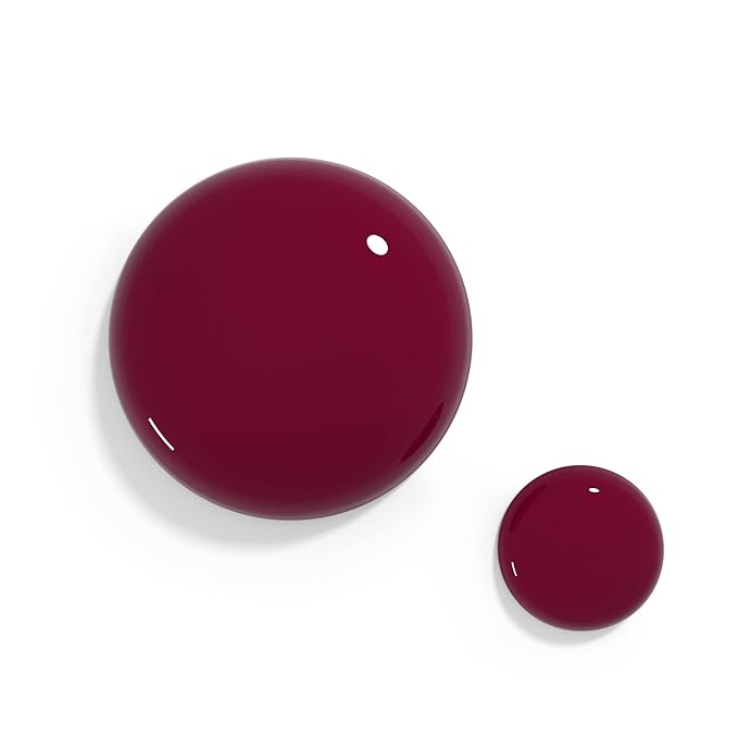 duri 123 Parisian Tango Nail Polish, Stanning Burgundy Red, Full Coverage, Glossy Finish, Long Lasting, 0.45 Fl Oz