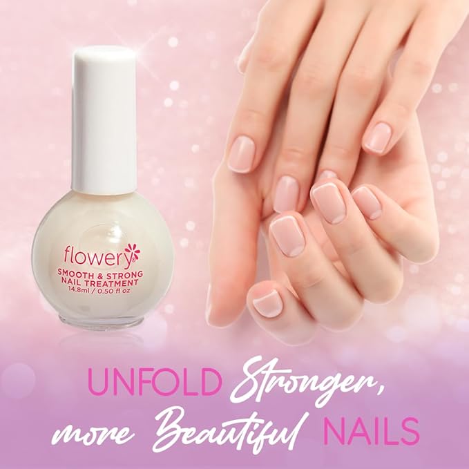 Flowery Smooth & Strong Nail Strengthener, 0.5 Ounce 1 pack