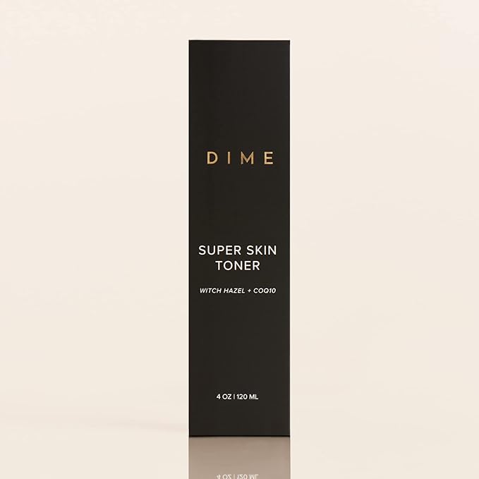 DIME Beauty Super Skin Toner, Alcohol-Free Witch Hazel Toner, Hydrating for Face with Aloe Vera and Cucumber Extract, 4 oz / 120 ml
