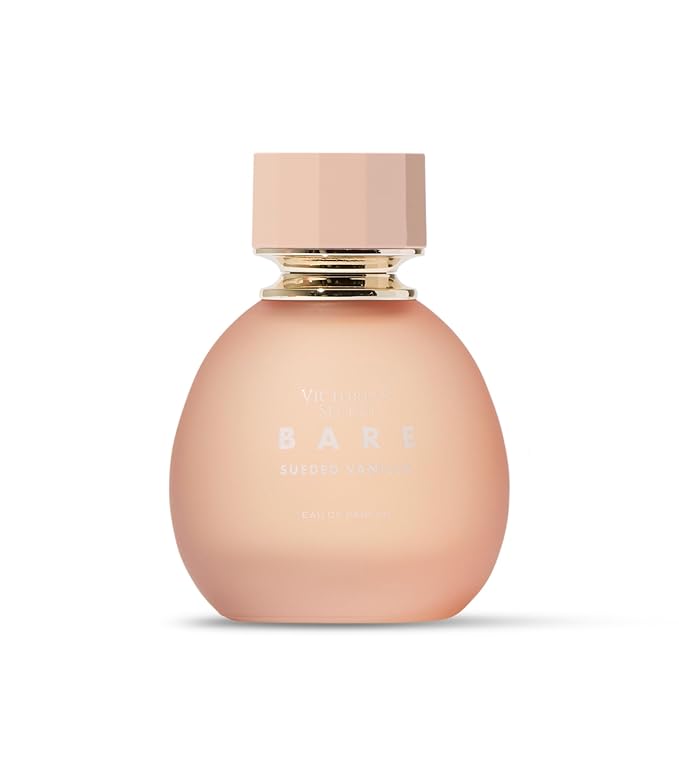Victoria's Secret Bare Sueded Vanilla Eau de Parfum, Notes of Wild Saffron, Creamy Sandalwood, Vanilla Milk, Perfumes for Women (3.4 oz)