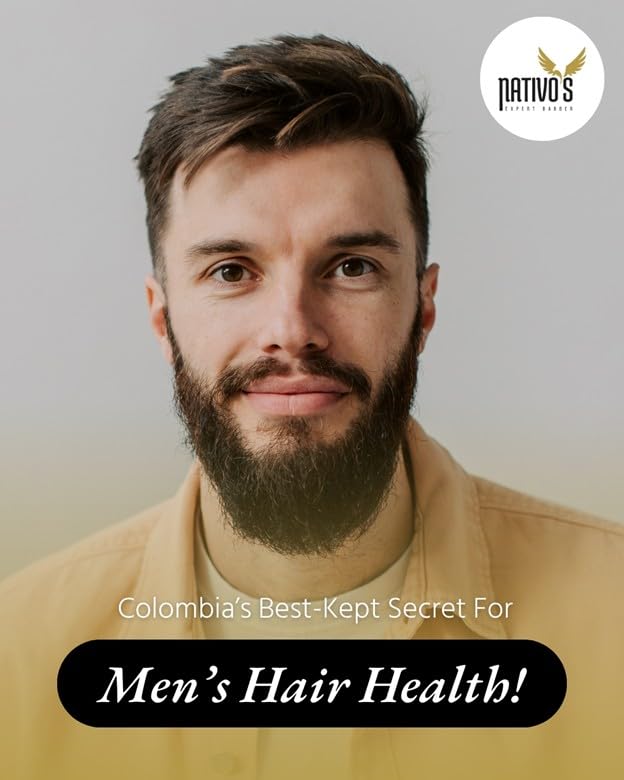 Nativo's Hair Styling Cream and Regrowth Treatment For Men and Women - Hair Thickening Mask with Bee Honey & Trichogen - Tames & Strengthens, Dry, Frizzy, Curly Hair, Paraben-Free (160g)