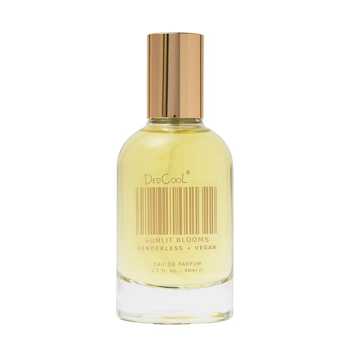 DedCool Eau de Parfum (Sunlit Blooms- 1.7 fl oz) with Notes of Orange Blossom, White Floral, Salty Vanilla, Perfume for Men & Women, Long Lasting, Luxury Fragrance, Non-Toxic, Vegan, Fragrance For All