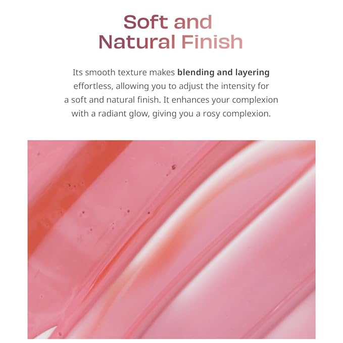 House of Hur Moist Ampoule Blusher, Buildable Water-based Formula, Infused with over 50% moisture essence, no tackiness, long-lasting moisture, weightless feel (04 Lavender Flush, 20ml)