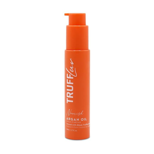 | Nourish Collection Argan Oil, Infused with Black Truffle Extract, Hydrating and Repairing Hair Serum, Smooths Frizz, Repairs Split Ends, Boost Shine, Paraben Free, Sulfate Free, 1.7 Fl Oz