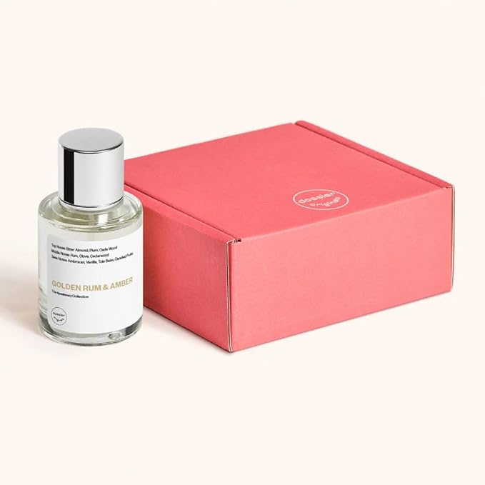Dossier Original Eau de Parfum - Golden Rum & Amber - Unisex - 50 ML Long-lasting Perfume Crafted in France