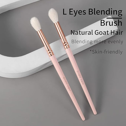 Natural Goat Hair Eyeshadow Brush, Large Blending Eye Shadow Brush, Eye Shadow Blending Brushes, Small Nose Contour Brushes, Single Natural Hair Makeup Brush, Smudge Brushes