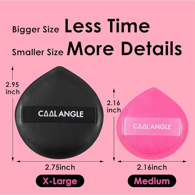 5Pcs Makeup Sponge Latex-Free Soft Blender Sponge Perfect for Liquid Foundation Concealer Cream Powder, Beauty Sponge Gift Set for Long-lasting and Natural Makeup, Pink, Medium