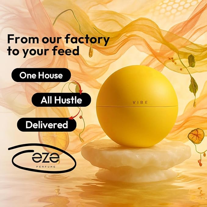 VIBE 75ml EDP Premium Long Lasting Fragrance | Luxury Intense Scent for Unisex | Affordable | Vegan | Cruelty Free | Skin Safe | Travel Friendly Perfume