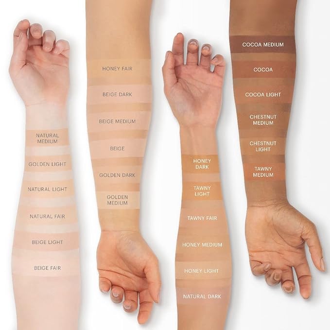 Glo Skin Beauty Pressed Base Powder Foundation Makeup (Beige) - Flawless Coverage for a Radiant Natural, Second-Skin Finish