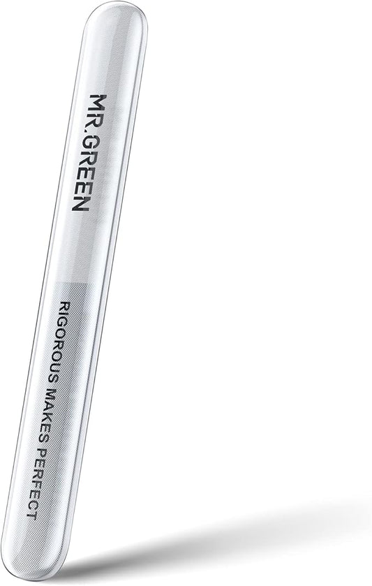 Upgraded Glass Nail File - Bilateral, Washable, Suitable for Natural Nails and Acrylic Nails