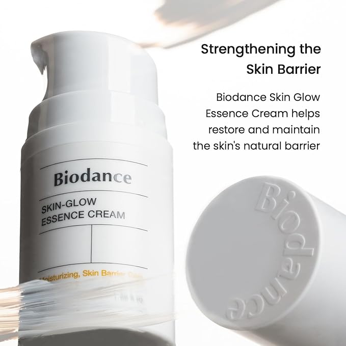 BIODANCE Skin-Glow Essence Cream, Moisturizing, Anti-Aging, Hyaluronic Acid & Ceramide Facial Moisturizer, Korean Skincare, Stocking stuffers for teen girls | 1.69 fl.oz, 50ml