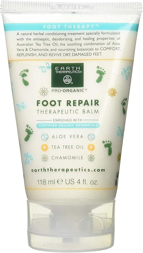EARTH THERAPEUTICS, FOOT REPAIR BALM 4 OZ EA 16