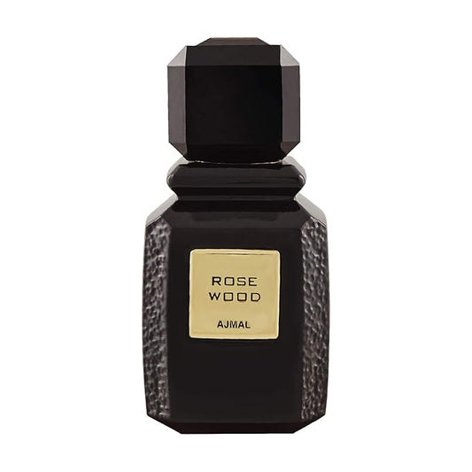 Ajmal Rose Wood Eau De Parfum - Long Lasting Unisex Perfume Spray - Warm Floral Woody Fragrance with Oud & Musk - Oriental Scent for Men & Women - 3.4 Fl Oz (100ml)
