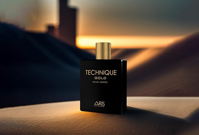 Technique Gold Eau de Parfum – Long-Lasting Fragrance for Men – 100mL Perfume Spray with Bonus 15mL Perfume Sample (Randomly Selected)