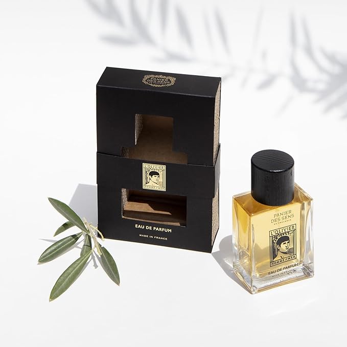 Panier des Sens - Long Lasting Perfume for Men - Musky & Woody Men Fragrance - Olive Leaves, Marine Notes, Cedar Wood - Elegant French Eau de Parfum - More Concentrated than Cologne - 1.7 Fl oz