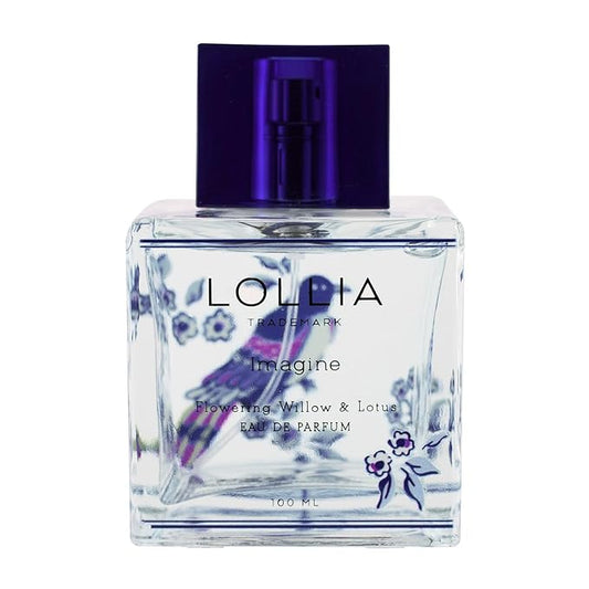 LOLLIA Imagine Eau de Parfum, 3.4 fl. oz. - Flowering Willow & Lotus – Beautifully Captivating Perfume, Women’s Perfume, Eau de Parfum Spray for Women, Women’s Fragrance