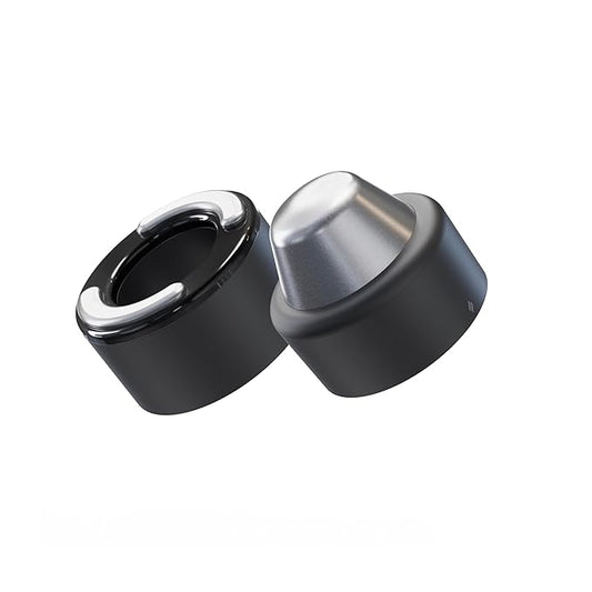 TheraFace PRO Hot and Cold Rings - Facial Therapy Care Device Attachment Kit to Improve Skin Radiance and Blood Flow and Reduce Face Tightening - Powered by Cryothermal Technology (Black)