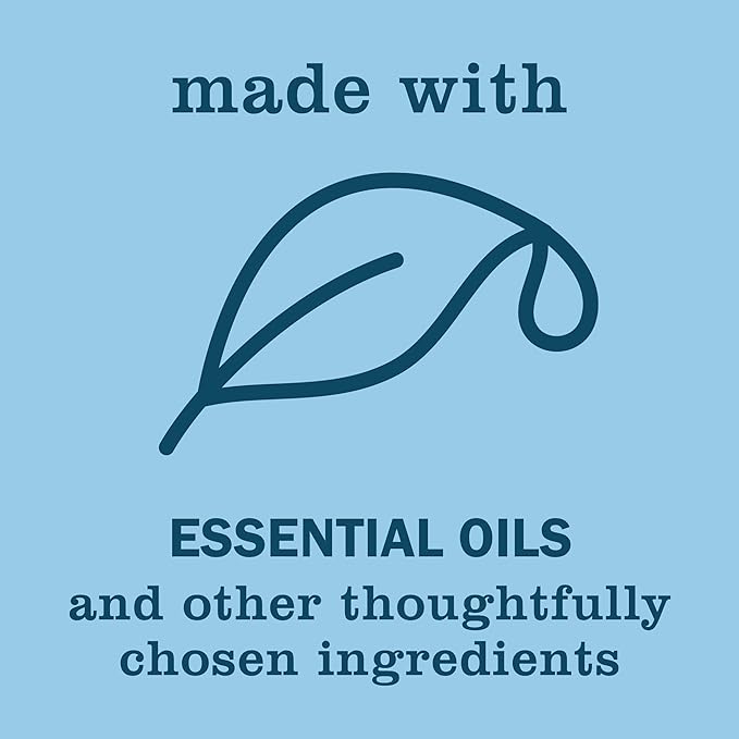 MRS. MEYER'S CLEAN DAY Soy Aromatherapy Candle, 35 Hour Burn Time, Made with Soy Wax and Essential Oils, Rain Water, 7.2 oz - Pack of 2