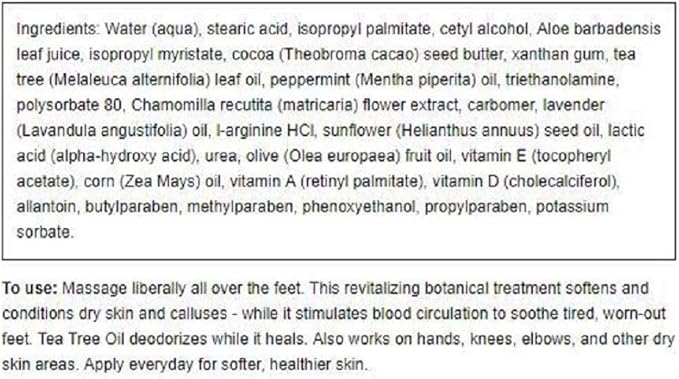 EARTH THERAPEUTICS, FOOT REPAIR BALM 4 OZ EA 16