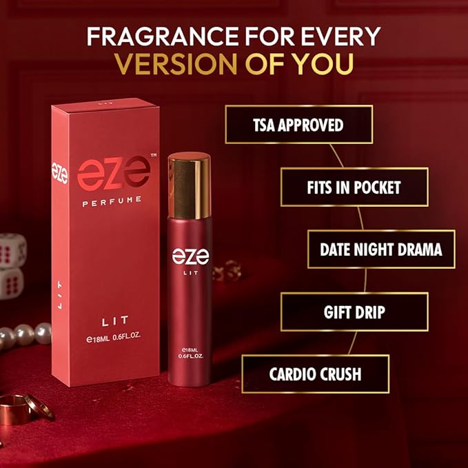 Eze Elevate Bold Fit Trio Combo Perfume For Men & Women – 18mL | Luxury Perfume with Long-Lasting Fragrance | Perfect for Work, Events & Special Occasions | Gift for Him and Her | Captivating Scent