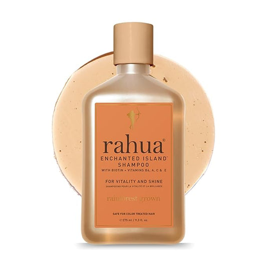 Rahua Enchanted Island Hair Shampoo with Biotin, 9.3 Fl Oz, Supports Strength, Hair Growth & Shine for All Hair Types, Vitamin C, E, A & B6, Coconut Guava Scent, Nourishing Hair Care for Men and Women