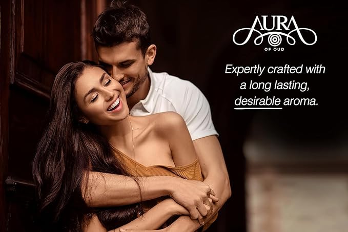 Hair Fragrance, Pure and Feminine Amira Scent, 100% Pure, Alcohol-Free Perfume for Women, Jasmine and Amber Oil Top Notes - LIGHT OUD (WOOD) SCENT