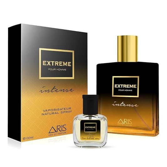 Extreme Intense Eau de Parfum – Long-Lasting Woody and Citrus Fragrance for Men – 100mL Perfume Spray with Bonus 15mL Perfume Sample (Randomly Selected)
