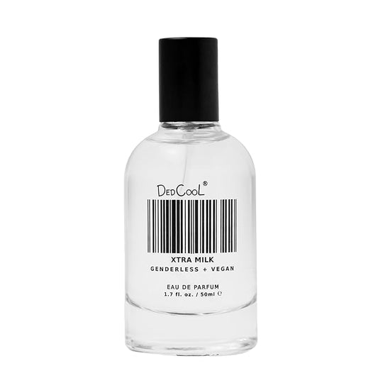 DedCool Eau de Parfum (Xtra Milk - 1.7 fl oz) with Notes of Bergamot, White Musk, Amber, Clean, Perfume for Men & Women, Long Lasting, Luxury Fragrance, Non-Toxic, Genderless, Vegan, Fragrance For All