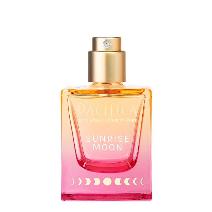Pacifica Beauty | Sunrise Moon Spray Perfume | Peach, Cardamom, Madarin Notes | Natural + Essential Oils | Clean Fragrance | Vegan + Cruelty Free | Gifts for Her, 1 Fl Oz (Pack of 1)
