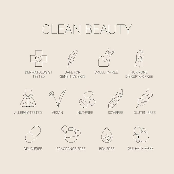 Long-Lasting Lightweight Foundation & Brush Duo | Cruelty-Free, Fragrance-Free, Buildable, Transfer-Proof Makeup (Light Medium)