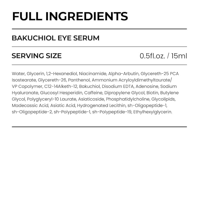 [SKIN&LAB] Bakuchiol Eye Serum with Caffeine, Roll-on Korean Under Eye Serum, Anti-Aging Wrinkle Care for Fine Lines, vegan, cruelty-free (0.5 Fl Oz)