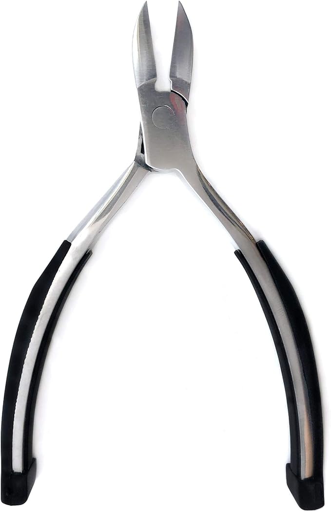 Kohm Toenail Clippers | Soft Rubber Handle for Easy Use & Precision Sharp Cutting | Thick, Fungal & Ingrown Nail Cutter for Men, Women, Seniors & Pets