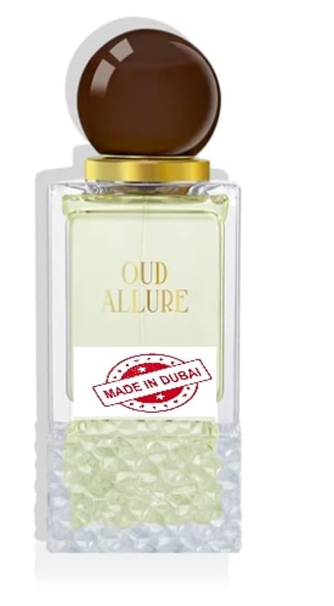 Oud Allure Woody Spicy Perfume, Oriental Fragrance with Cinnamon and Oud, Made in Dubai