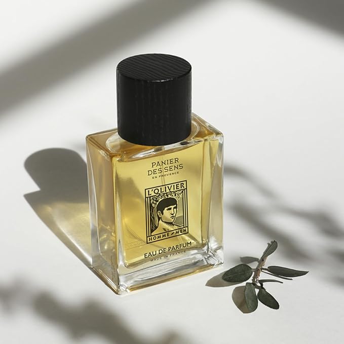 Panier des Sens - Long Lasting Perfume for Men - Musky & Woody Men Fragrance - Olive Leaves, Marine Notes, Cedar Wood - Elegant French Eau de Parfum - More Concentrated than Cologne - 1.7 Fl oz