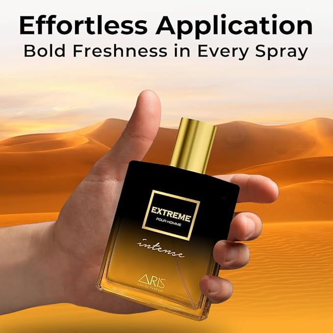 Extreme Intense Eau de Parfum – Long-Lasting Woody and Citrus Fragrance for Men – 100mL Perfume Spray with Bonus 15mL Perfume Sample (Randomly Selected)