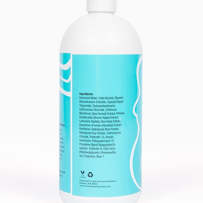 Conditioner, Moisturizing, Oil-Free Daily Formula for Hair Extensions, 32 fl oz