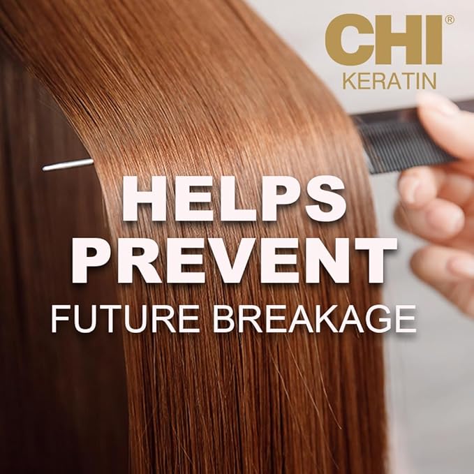 CHI Keratin Leave-in Conditioner, Hydrating Conditioner For Restoring Softness & Preventing Breakage, Great For Daily Use, Sulfate-free, 2 Oz