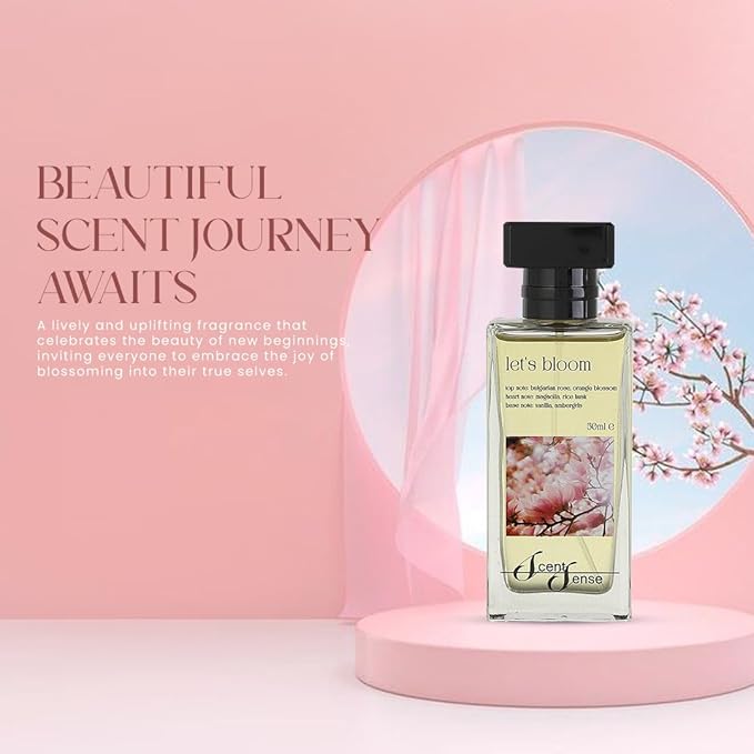 Let's Bloom Perfume Unisex 50ML (1.7 Fl.oz) I Eau De Parfum Inspired by: Creed's Silver Water Type | Long Lasting Perfume for women & men I