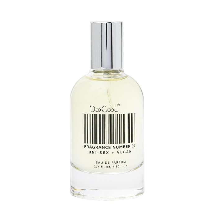 DedCool Eau de Parfum (Fragrance 04-1.7 fl oz) With Notes of Fig, Black Pepper, Patchouli, Perfume for Men and Women, Luxury, Long Lasting, w/Essential Oils, Non-Toxic, Fragrance For All